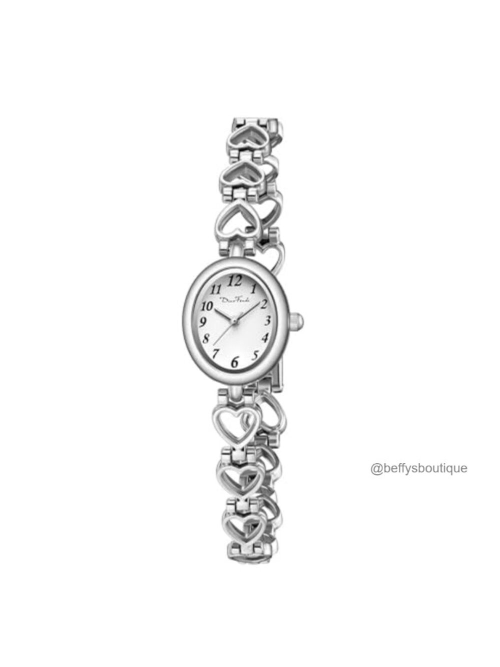 Petite Gold Stainless Steel Bracelet Watch Oval Quartz Waterproof Tools Include